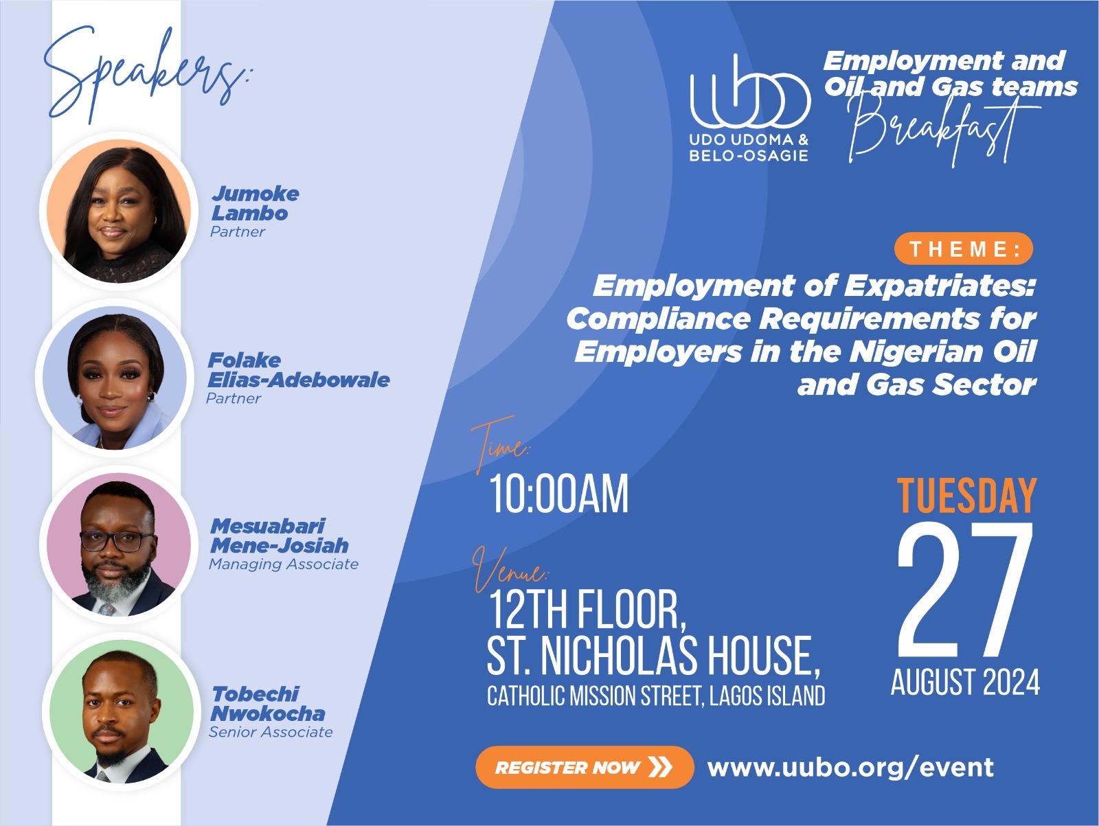 Join Our Breakfast Session on Immigration Compliance Strategies for Expatriate Employees in Nigeria's Oil & Gas Industry.