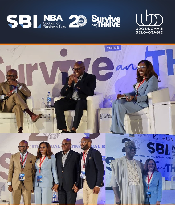 UUBO Participate in18th Annual International Business Law Conference of the Nigerian Bar Association Section on Business Law (NBA SBL)