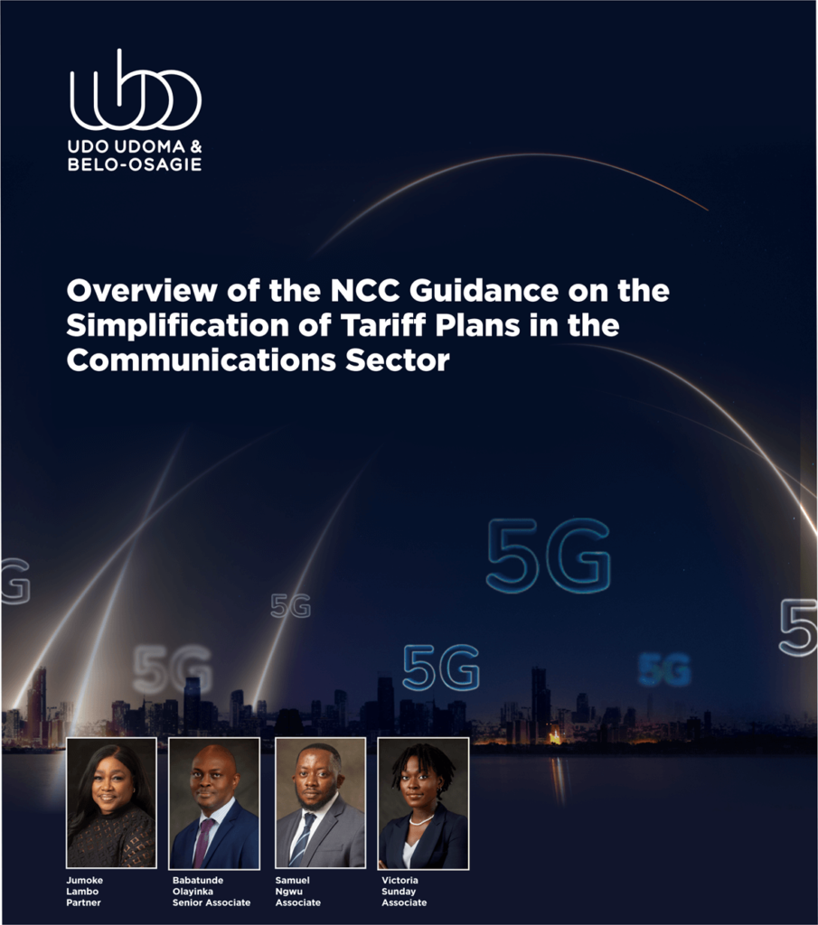 Overview of NCC Guidance on the Simplification of Tariffs in the Nigerian Communication Sector