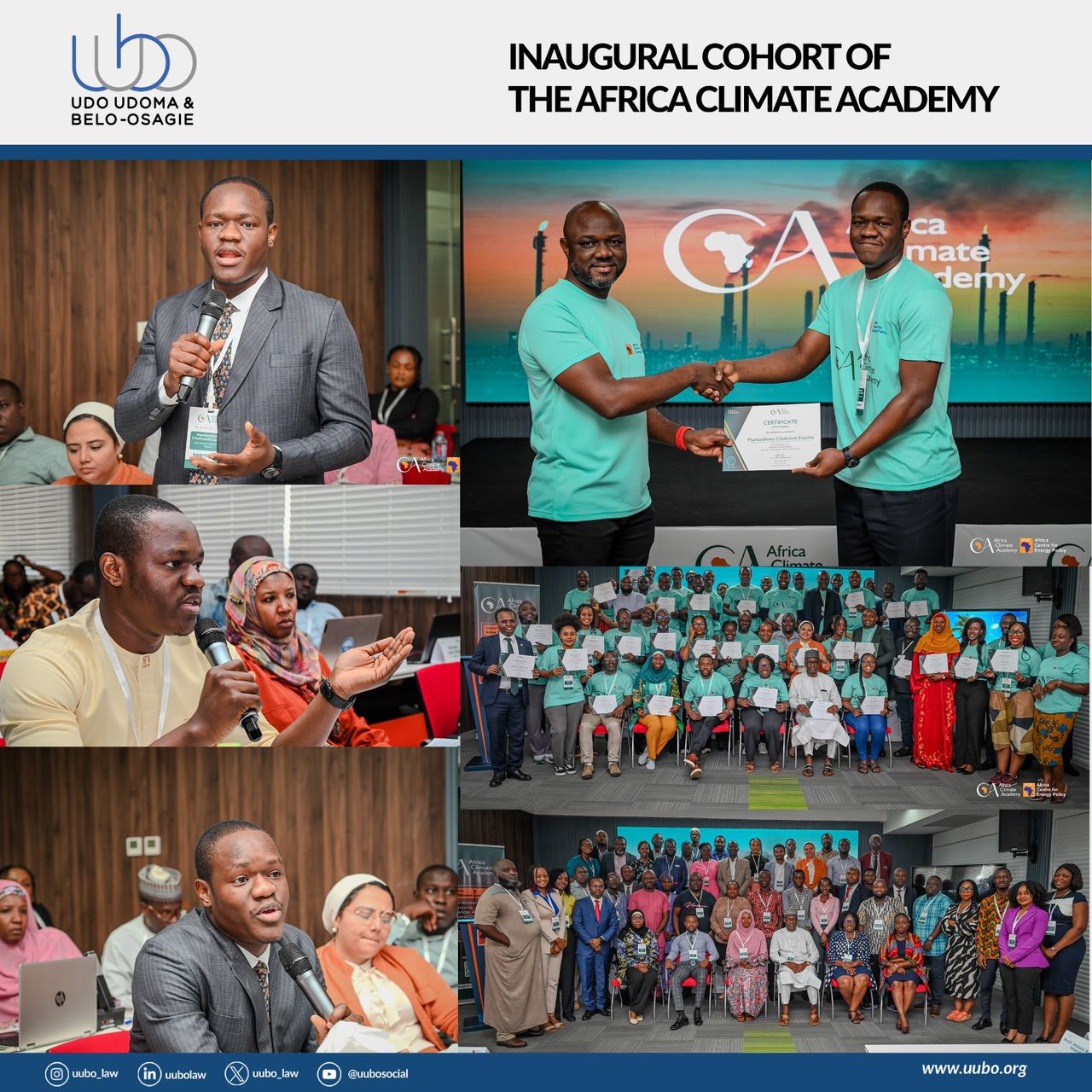 Markanthony Ezeoha Completes Africa Climate Academy Training